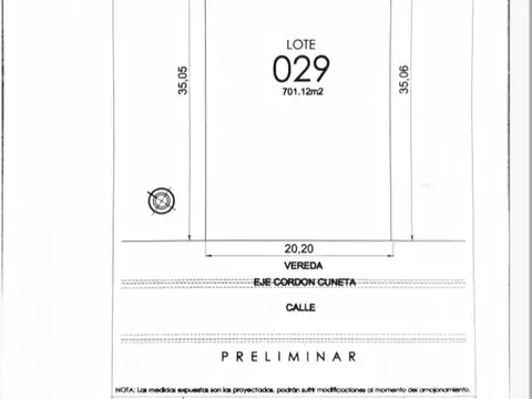 Terreno en Venta en San Matias, USD 75.000
