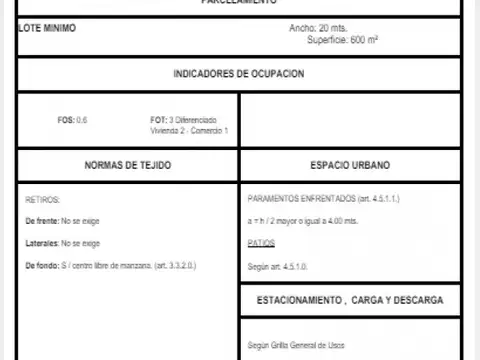 Terreno en Venta en Haedo, USD 300.000
