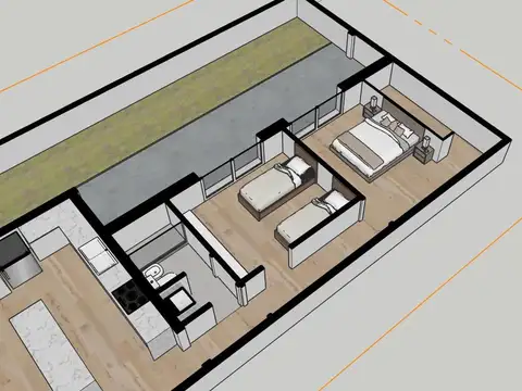 CASA 2 DORMITORIOS EN VENTA JARDIN Y PILETA