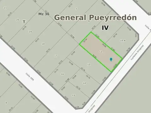 Terreno en Venta de 364,0 m2