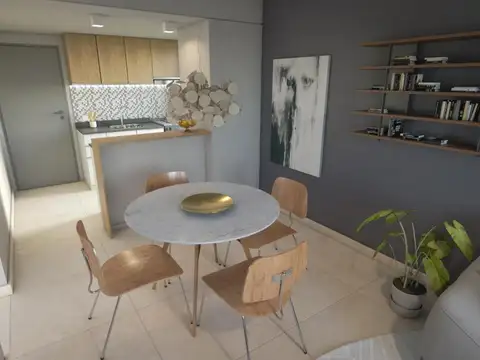 Departamento 3 ambientes con 1 baño