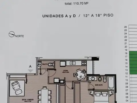 Departamento en Alquiler de 4 ambientes