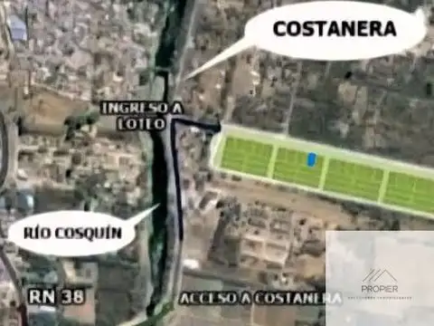 Terreno / Lote en venta de 730.68m2 ubicado en Cosquín