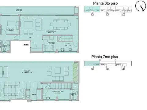 Departamento en Alquiler de 3 dormitorios