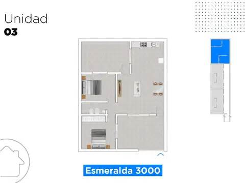 Depto Tipo Casa en Venta de 2 dormitorios