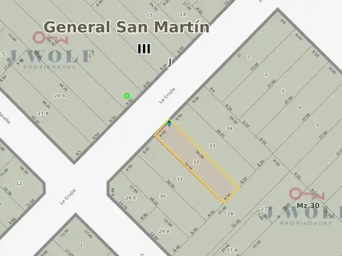 Terreno en Venta en San Andres, USD 280.000