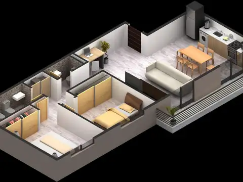 Departamento en Venta en Muñiz, USD 70.000
