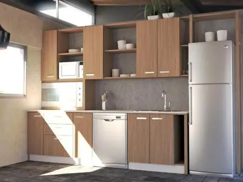 Casa 3 ambientes con 2 baños