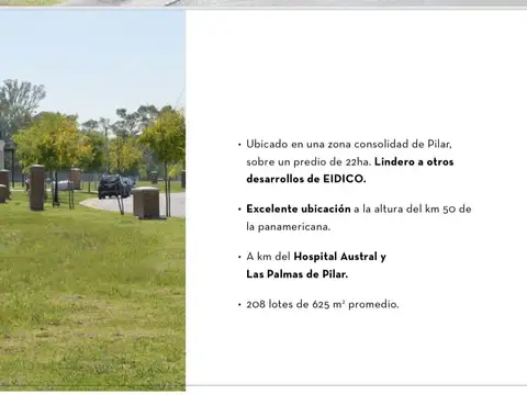 TERRENO EN VENTA EN SAN PABLO CHICO - PILAR