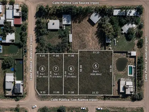 Terreno en Venta de 275,0 m2