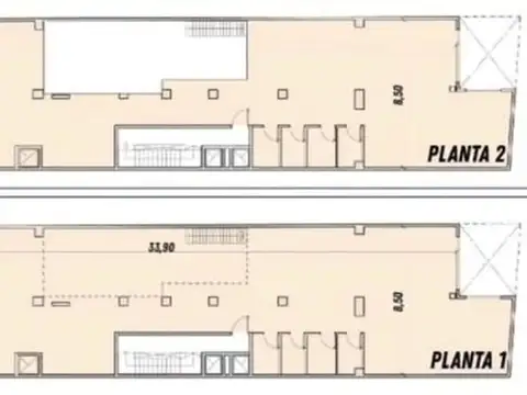ESPECT OFICINA EN 2 PLANTAS DE 535 M2 EN AV. CORDOBA AL 1800 - T/A NUEVO APTO T/DESTINO