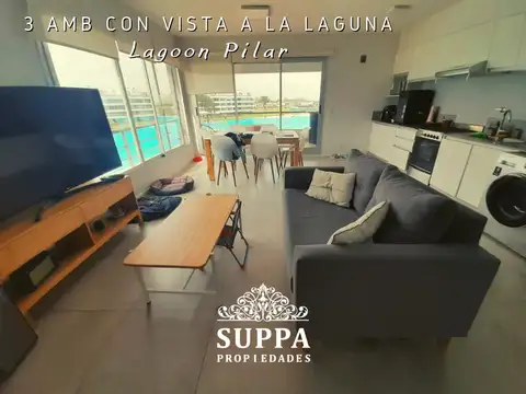 Departamento 3 ambientes con 2 baños