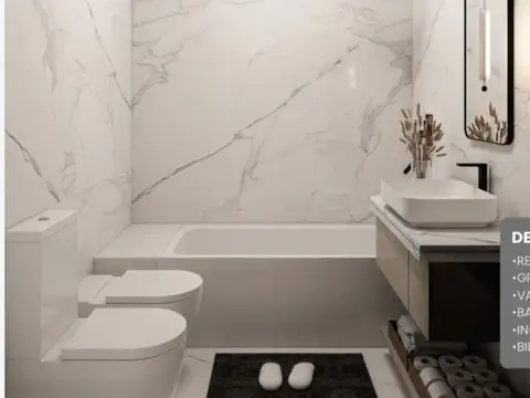 Departamento 2 ambientes con 1 baño