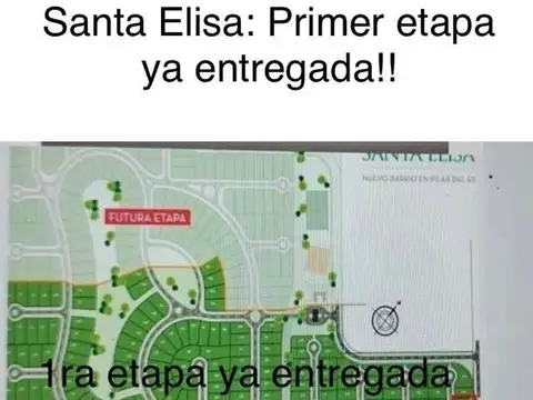 Venta De Lote Santa Elisa Interno