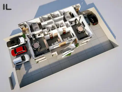 Departamento 3 ambientes con 1 baño