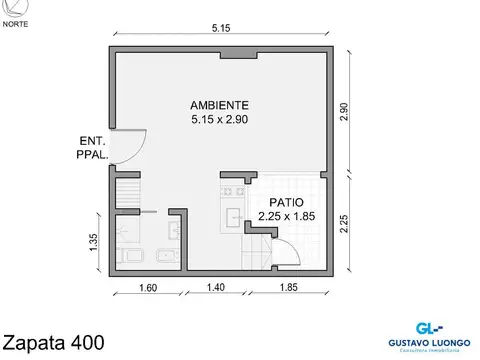 Departamento en Alquiler en Colegiales, $ 500.000