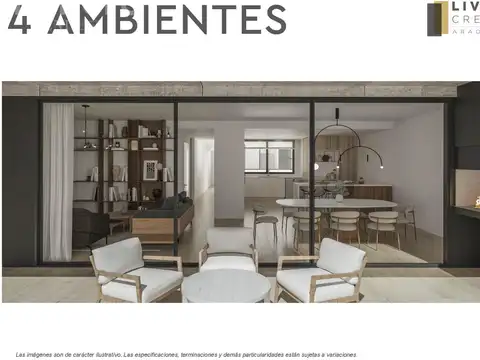 Departamento en Venta con 1 cocheras