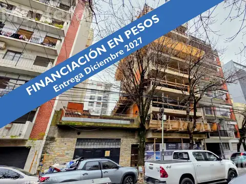 Villa Crespo: Pisos 4 Ambientes Gran Balcón con Parrilla, Amenities, Cochera - Cuotas en Pesos