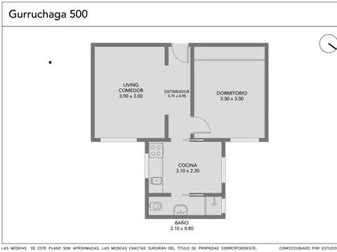 Departamento en Venta de 2 ambientes