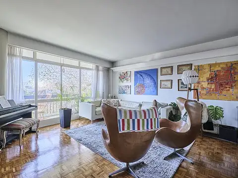 Venta 3 ambientes vista abierta en Palermo frente a la Rural