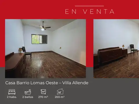 Casa en Venta en Villa Allende, USD 85.000