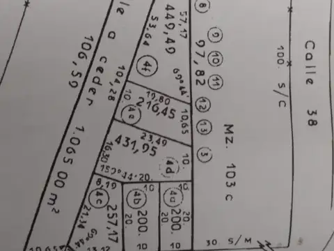 Lotes en necochea sobre Avenida 10 frente al Parque Lilio