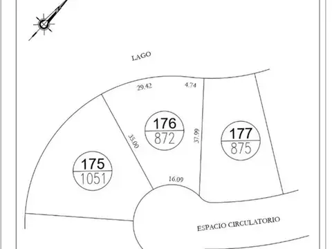 Terreno en Venta de 872,0 m2