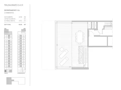 Departamento en Venta de 2 ambientes