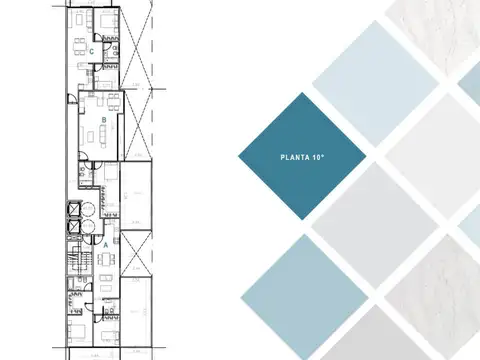 Departamento 2 ambientes con 1 baño