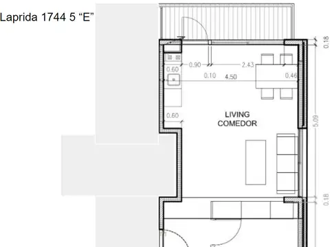 Venta Monoambiente Moderno  en Recoleta, Capital Federal