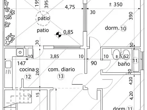 Depto Tipo Casa en Venta de 5 ambientes