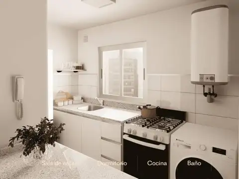 Departamento en Venta de 1 dormitorio