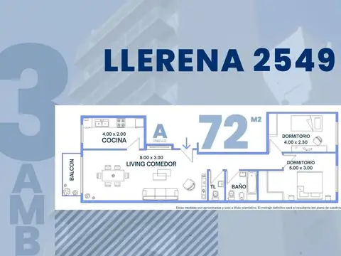 SEMI PISO DE TRES AMBIENTES EN PARQUE CHAS
