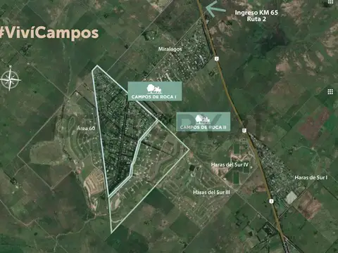 Terreno en Venta de 2208,0 m2