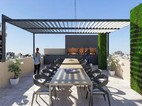 Departamento 2 ambientes con 2 baños