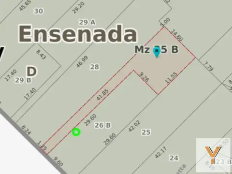 Terreno en Venta en Ensenada, USD 22.000