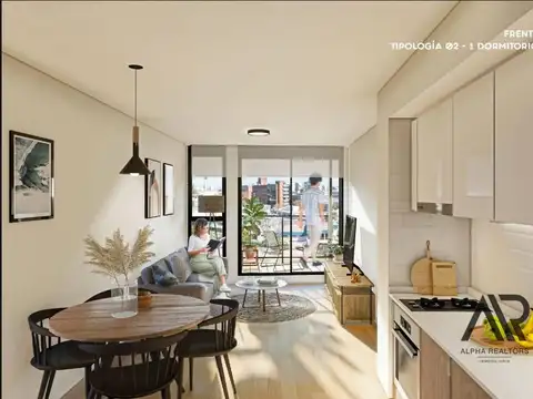 Departamento en Venta de 1 dormitorio