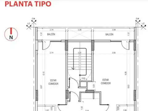 Departamento 2 ambientes con 1 baño
