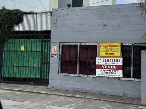 Terreno con local al frente en venta, sobre Avenida Espora