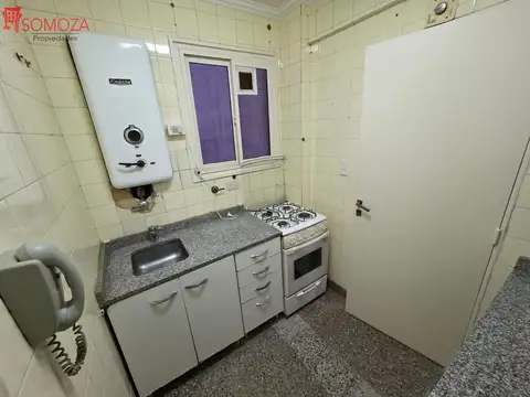 Departamento 2 ambientes con 1 baño