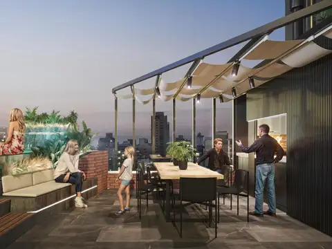 Venta departamento de 3 dormitorios con balcón terraza y pileta de uso exclusivo  en barrio Abasto