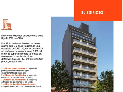 Departamento en Venta en Belgrano, USD 206.000