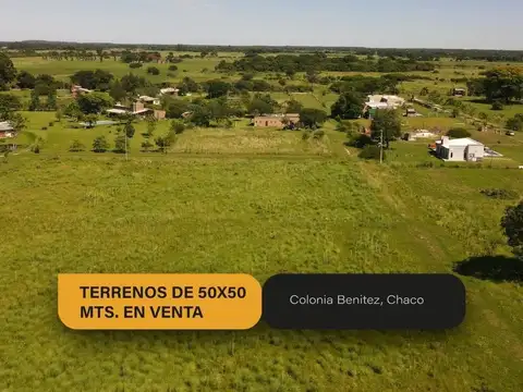 Terreno en Venta en Colonia Benitez, USD 15.000