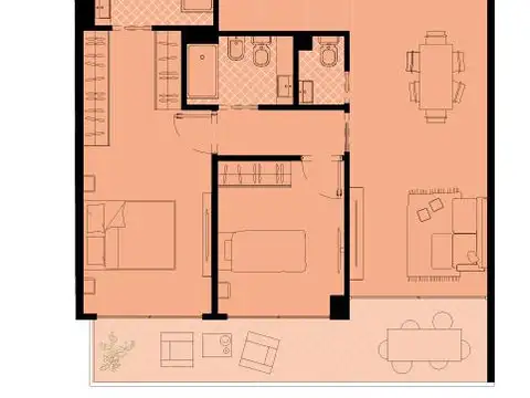 Departamento en Venta de 3 ambientes