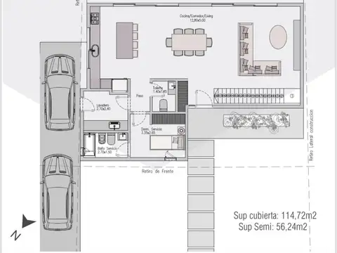 Casa en Venta con 2 cocheras
