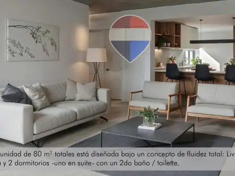 Departamento en Venta de 2 dormitorios