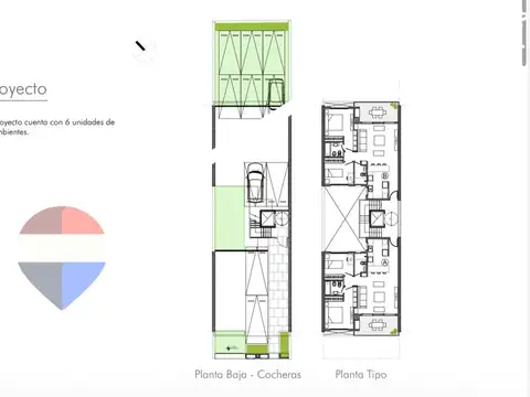 Departamento en Venta con 1 cocheras