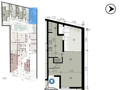 Casa 5 ambientes con 2 baños