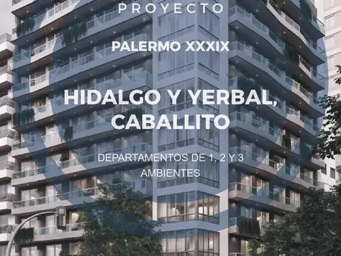 Monoambiente en construcción Caballito
