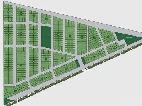 Terreno en Venta 10  mts Fondo